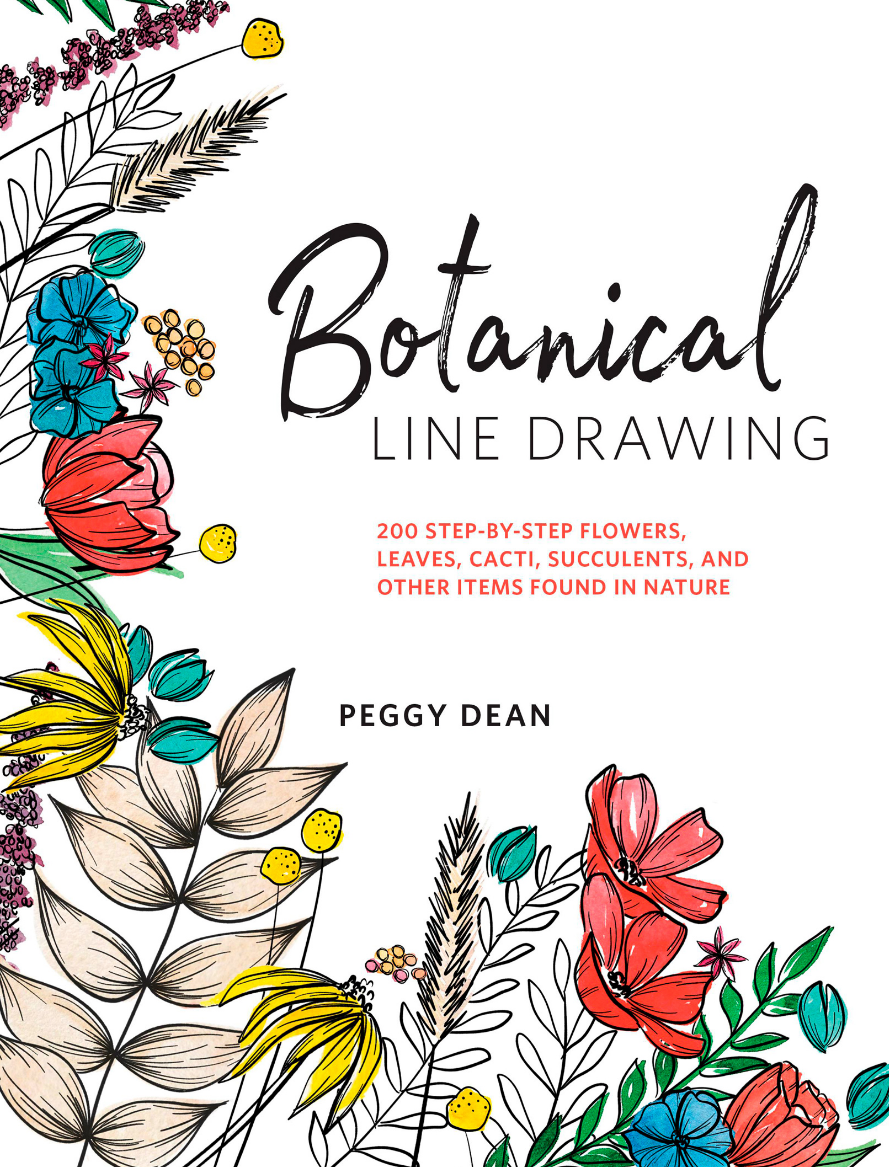 Botanical Line Drawing - Peggy Dean